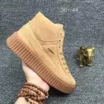 rihanna design for puma mid sneakers army brun